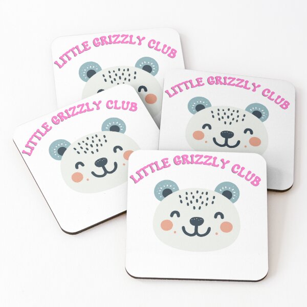 Item preview, Little Grizzly Club – Round Panda Bear Face designed and sold by MULEWASTUDIOS.