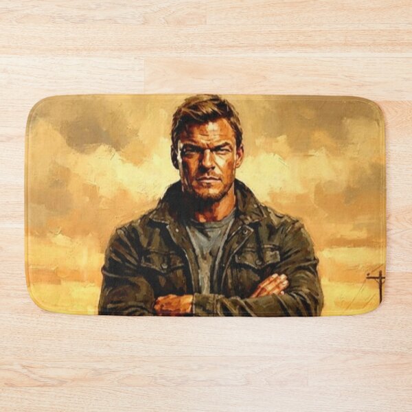 Item preview, Reacher Retro Action Thriller Jack Reacher Highway Drifter Tribute Art Movie Poster designed and sold by Art's Diner.