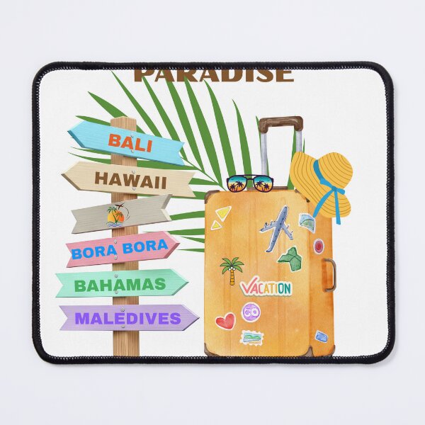 Item preview, Next Stop Paradise Tropical Vacation Travel Design designed and sold by MadeByMira.