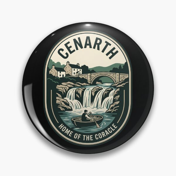 Item preview, Cenarth Wales Coracle Vintage Travel Emblem designed and sold by k3rstman1.