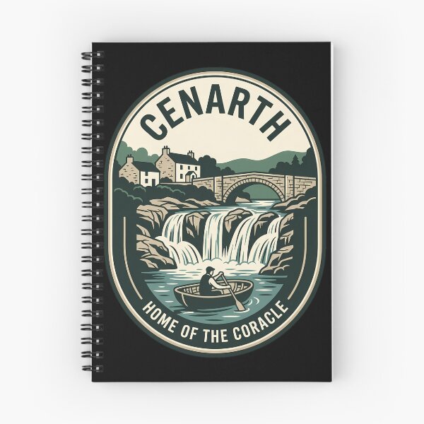 Item preview, Cenarth Wales Coracle Vintage Travel Emblem designed and sold by k3rstman1.
