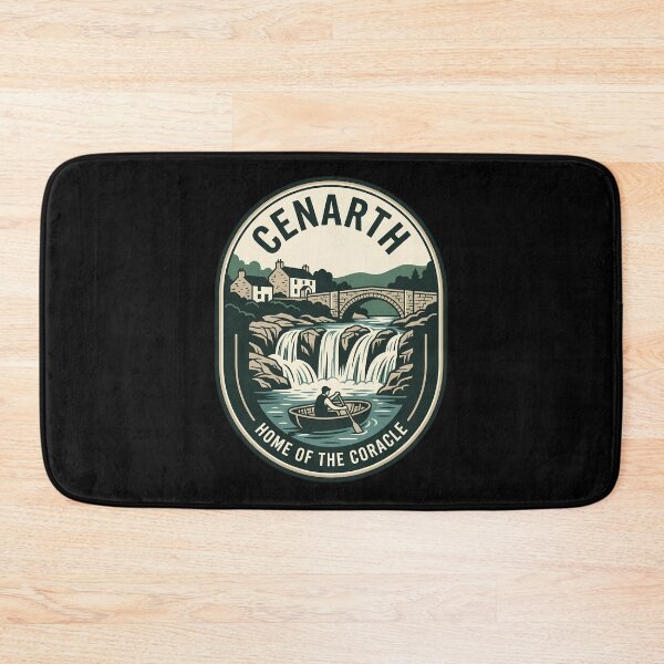 Item preview, Cenarth Wales Coracle Vintage Travel Emblem designed and sold by k3rstman1.
