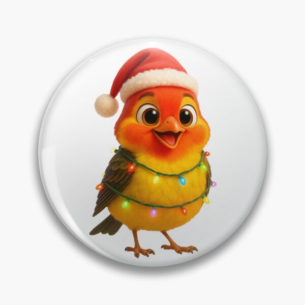 Item preview, Christmas Western Tanager designed and sold by Sillytoe.