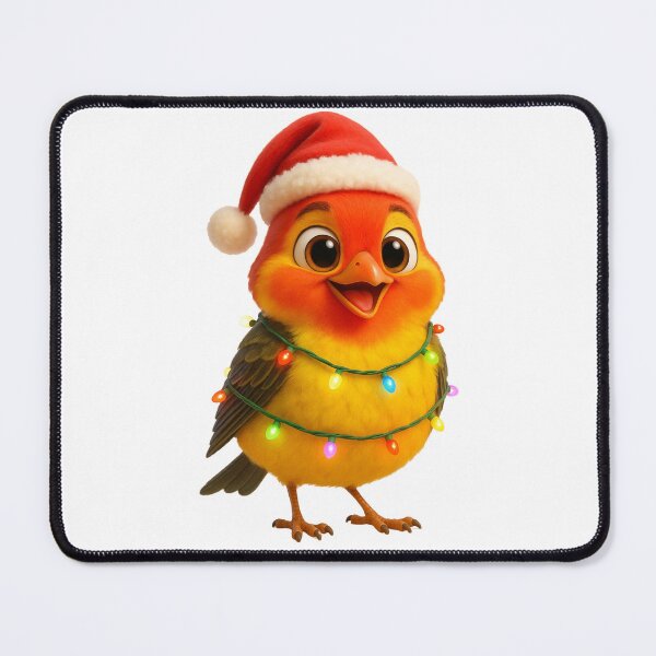 Item preview, Christmas Western Tanager designed and sold by Sillytoe.