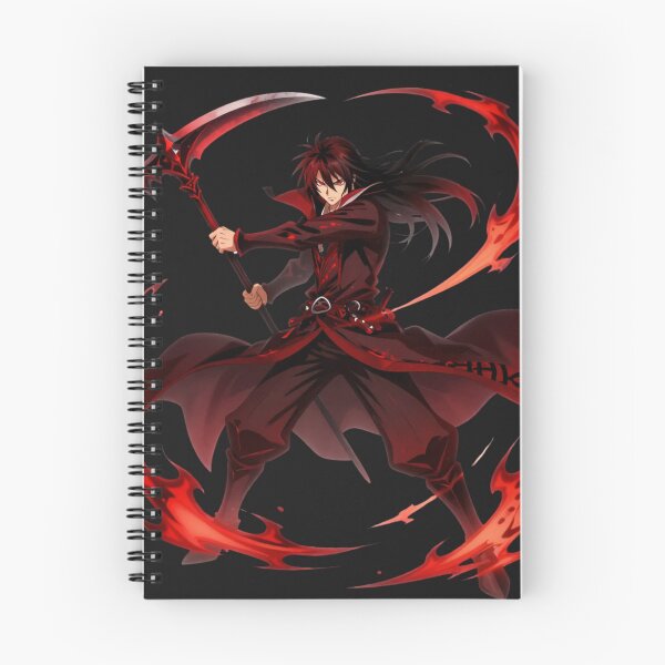 Item preview, Blood Mage Reaper - Dark Scythe Sorcerer - Urban Fantasy Anime Character designed and sold by Revyra.
