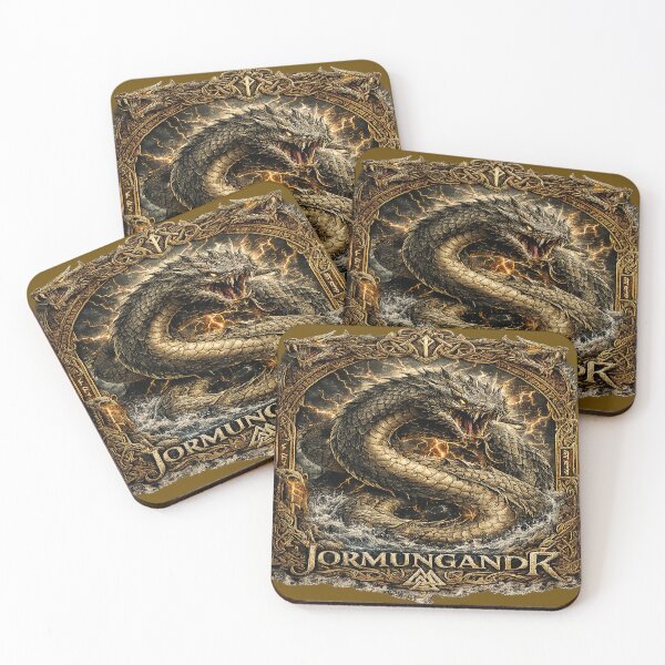Item preview, JORMUNGANDR – The World Serpent of Ragnarök | Epic Norse Mythology Viking Design designed and sold by Alchemy Forge.