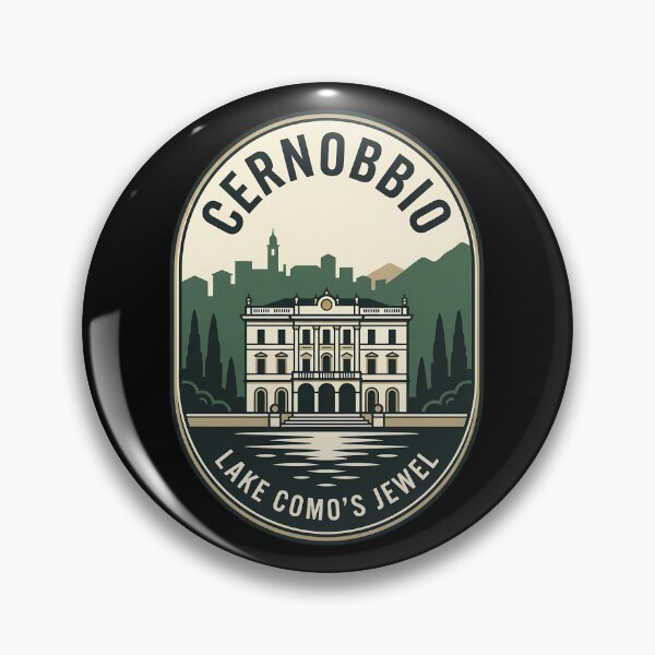 Item preview, Cernobbio Lake Como Italy Vintage Travel Emblem designed and sold by k3rstman1.