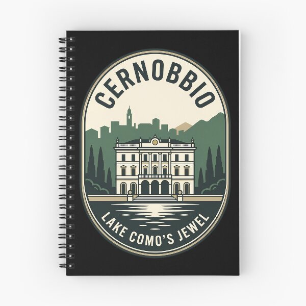 Item preview, Cernobbio Lake Como Italy Vintage Travel Emblem designed and sold by k3rstman1.