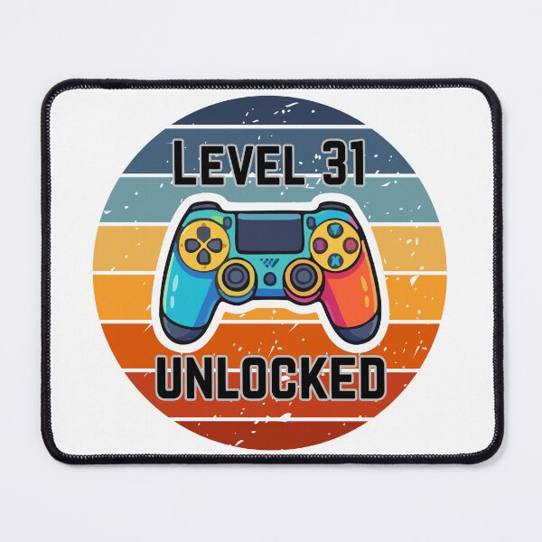 Item preview, Retro Gamer - Level 31 Unlocked designed and sold by MayaCordalia.