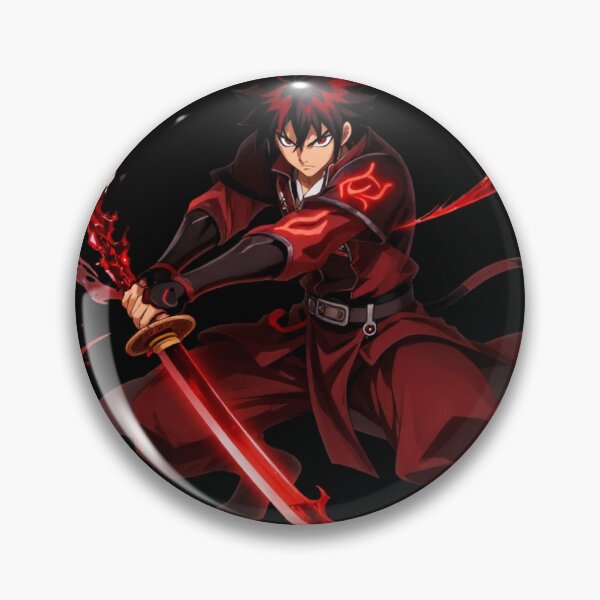 Item preview, Blood Mage Warrior - Dark Swordsman Blood Magic - Urban Fantasy Anime Character designed and sold by Revyra.