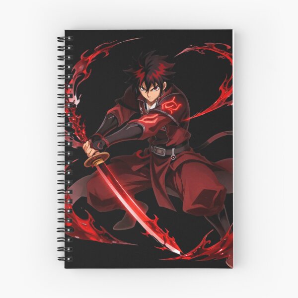 Item preview, Blood Mage Warrior - Dark Swordsman Blood Magic - Urban Fantasy Anime Character designed and sold by Revyra.