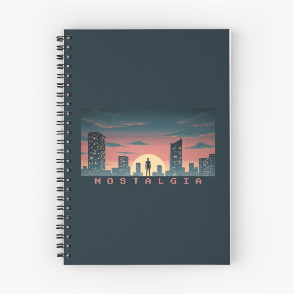 Item preview, Retro Cyberpunk Silhouette Under Neon Sunset Skyline designed and sold by DopeVibeStuff.