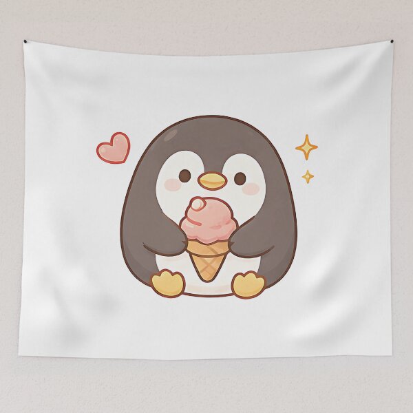 Item preview, Ice Cream Penguin designed and sold by MouhamedAdel95.