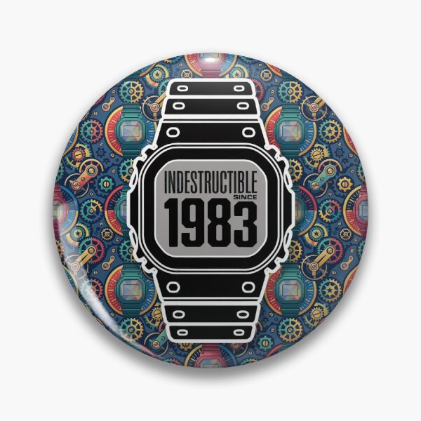 Item preview, Indestructible 1983 Digital Watch Art designed and sold by WatchesAndMore.