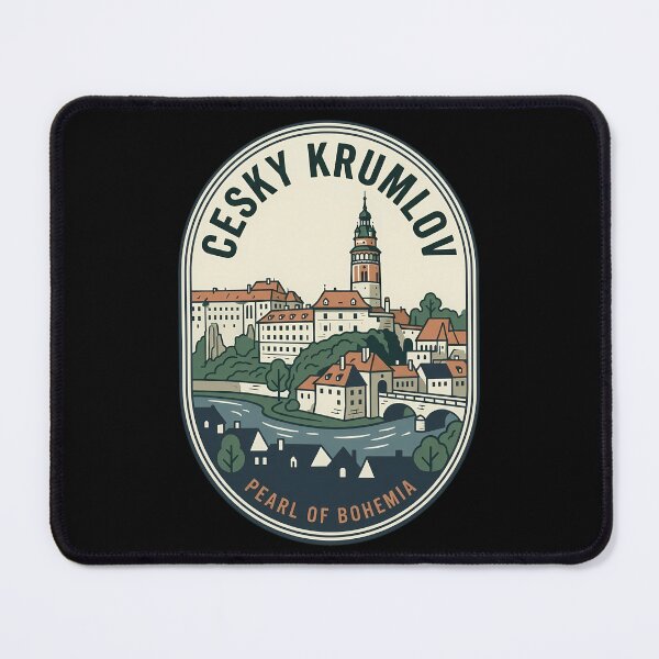 Item preview, Vintage Travel Emblem Cesky Krumlov Pearl Bohemia designed and sold by k3rstman1.