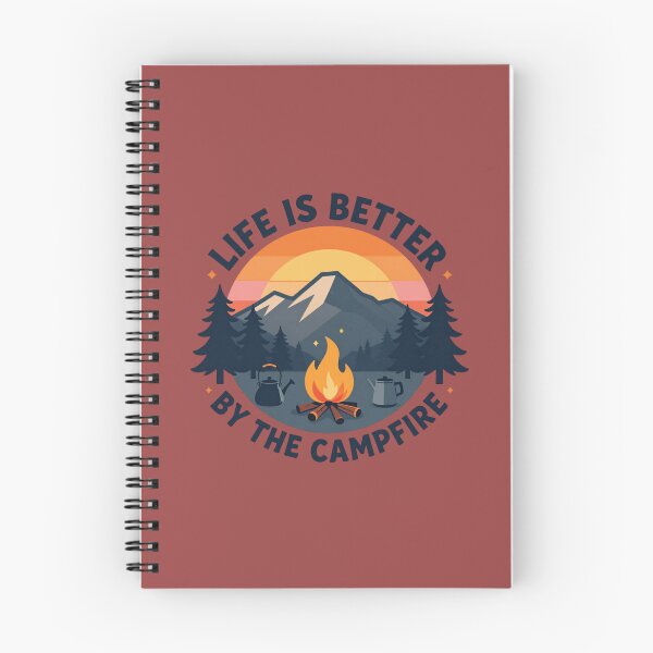 Item preview, Camping Adventure – Nature Lover Outdoor Hiking Campfire Design designed and sold by gluxdesing.