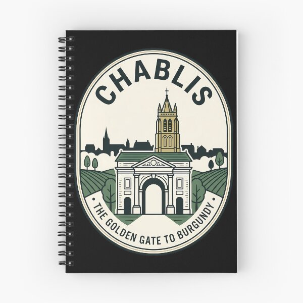 Item preview, Chablis Burgundy France Vintage Travel Emblem designed and sold by k3rstman1.