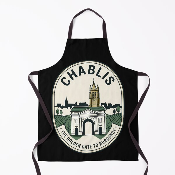 Item preview, Chablis Burgundy France Vintage Travel Emblem designed and sold by k3rstman1.