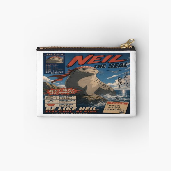 Item preview, Neil the Seal Anime Poster | Neil the Seal Fan Art | Be Like Neil Stay Cool Be Kind designed and sold by MAJCO-ART.