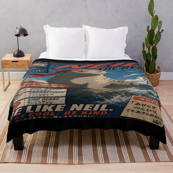 Item preview, Neil the Seal Anime Poster | Neil the Seal Fan Art | Be Like Neil Stay Cool Be Kind designed and sold by MAJCO-ART.