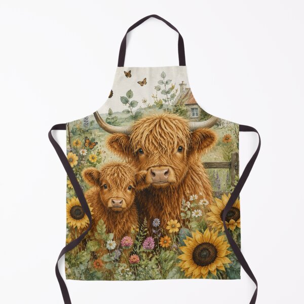 Item preview, Cute Highland Cows Phone Case | Watercolor Cow Floral Sunflower Cottagecore Design designed and sold by Nara8.
