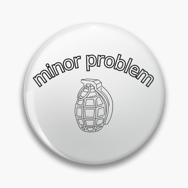 Item preview, 'Funny minor problem' Antisocial Grenade Tshirt designed and sold by Samso!.