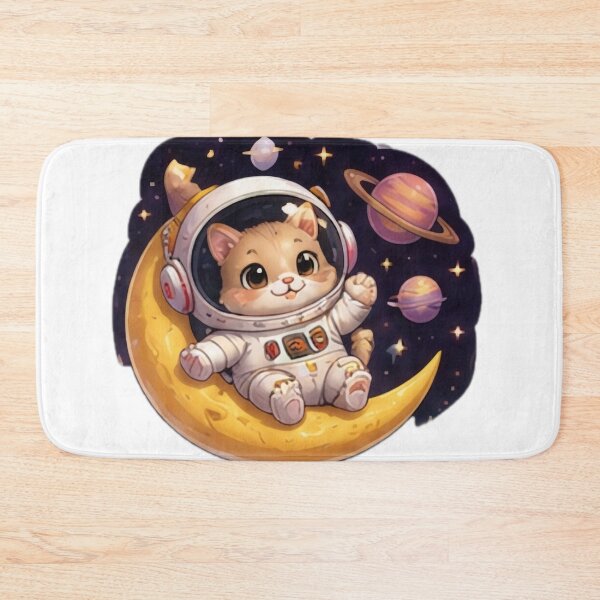 Item preview, Cute Astronaut Hamster Moon designed and sold by DailyDoodlesBySumbul.