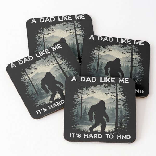 Item preview, A Dad Like Me is Hard to Find - Funny Bigfoot Father's Day designed and sold by PixelMarrero.