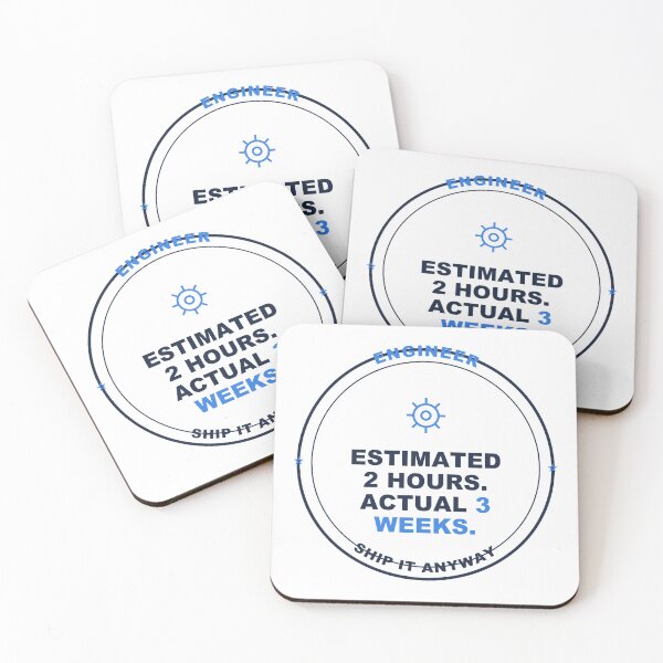 Item preview, Engineer Estimate Badge - Gift - Light Edition designed and sold by Harlo.co.