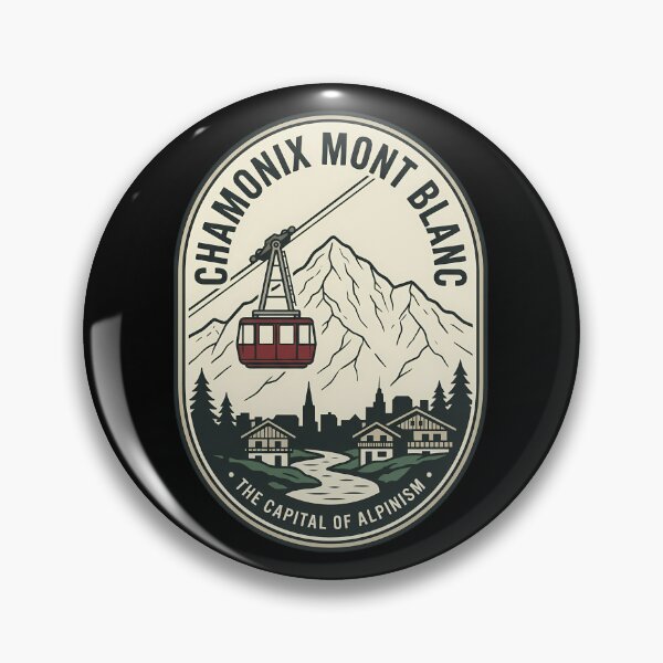 Item preview, Chamonix Mont Blanc Vintage Travel Emblem French Alps designed and sold by k3rstman1.