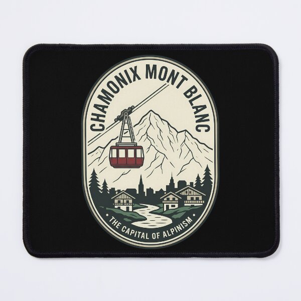 Item preview, Chamonix Mont Blanc Vintage Travel Emblem French Alps designed and sold by k3rstman1.