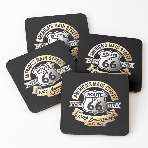 Item preview, Route 66 100th Anniversary Vintage Highway Emblem designed and sold by DariaOltes.