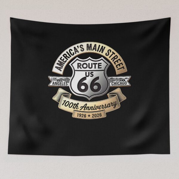 Item preview, Route 66 100th Anniversary Vintage Highway Emblem designed and sold by DariaOltes.