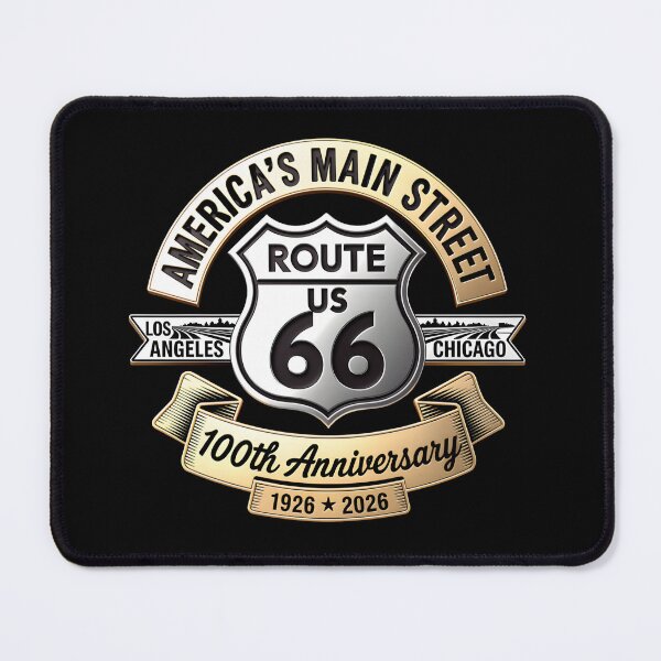Item preview, Route 66 100th Anniversary Vintage Highway Emblem designed and sold by DariaOltes.