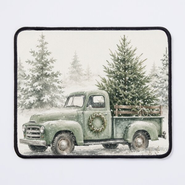 Item preview, Vintage Christmas Tree Truck designed and sold by Ioanna-Studio.