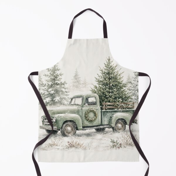 Item preview, Vintage Christmas Tree Truck designed and sold by Ioanna-Studio.