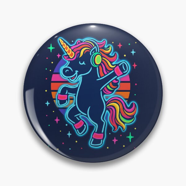 Item preview, Neon Disco Unicorn designed and sold by Ghost on Toast.
