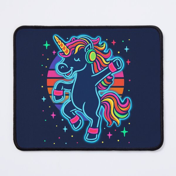 Item preview, Neon Disco Unicorn designed and sold by Ghost on Toast.
