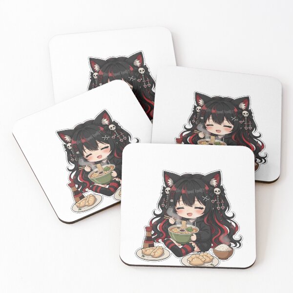 Item preview, Anime Ramen Girl - Kawaii Noodle Lover - Japanese Food Aesthetic designed and sold by Revyra.