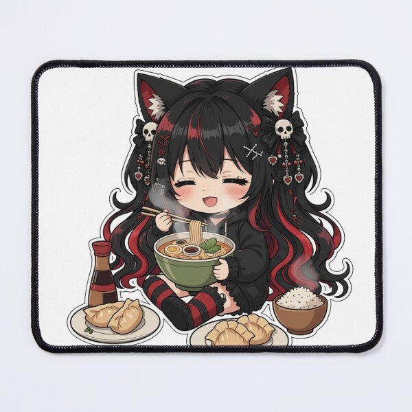 Item preview, Anime Ramen Girl - Kawaii Noodle Lover - Japanese Food Aesthetic designed and sold by Revyra.