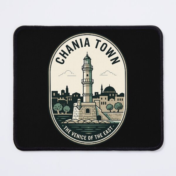 Item preview, Chania Town Greece Vintage Travel Emblem designed and sold by k3rstman1.