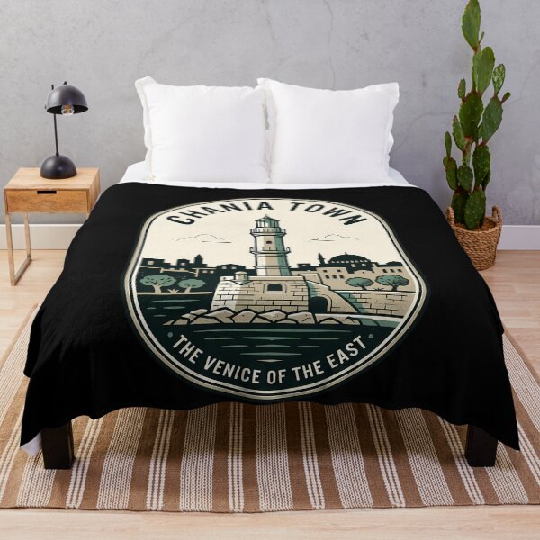 Item preview, Chania Town Greece Vintage Travel Emblem designed and sold by k3rstman1.