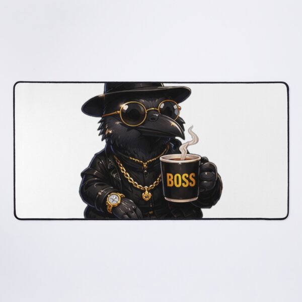 Item preview, Boss Crow Coffee Lover designed and sold by DailyDoodlesBySumbul.