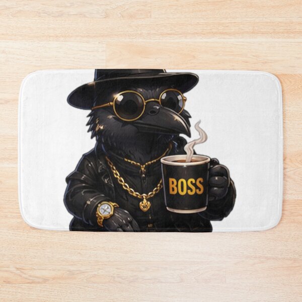 Item preview, Boss Crow Coffee Lover designed and sold by DailyDoodlesBySumbul.