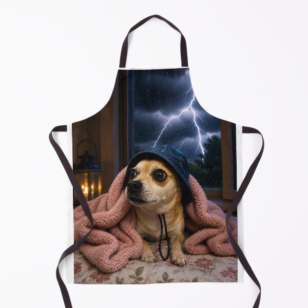 Item preview, Chihuahua kept warm during the storm designed and sold by Animal Passion Designs.
