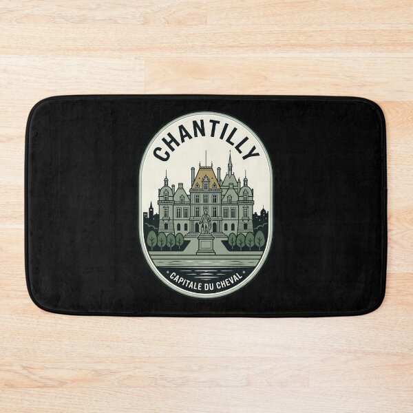 Aperçu de l'œuvre Chantilly, France Château Vintage Travel Emblem créée et vendue par k3rstman1.