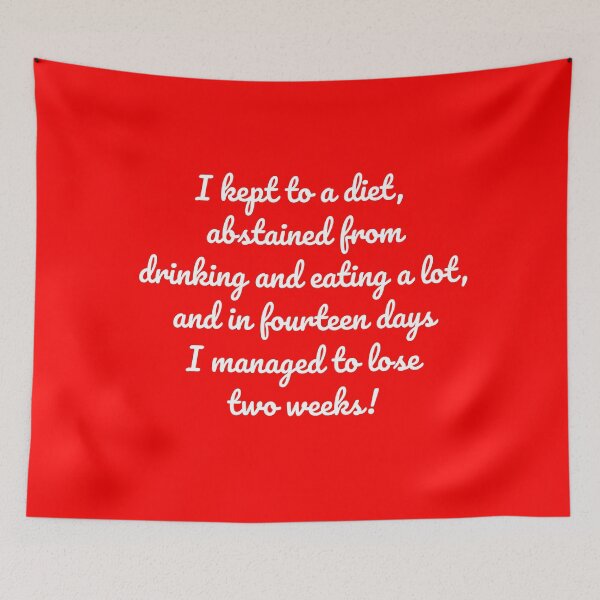 Item preview, I Managed To Lose Two Weeks Funny Diet Quote Typography designed and sold by TheFrameVault.