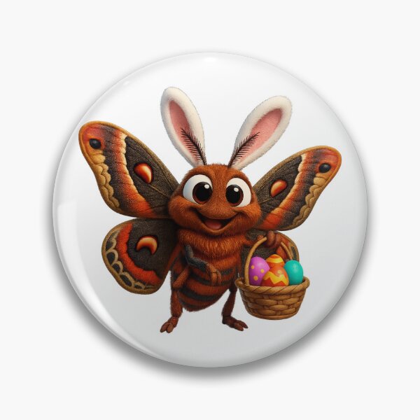 Item preview, Easter Cecropia Moth designed and sold by Sillytoe.