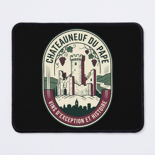 Item preview, Chateauneuf Du Pape Vintage Travel Emblem Wine Label designed and sold by k3rstman1.