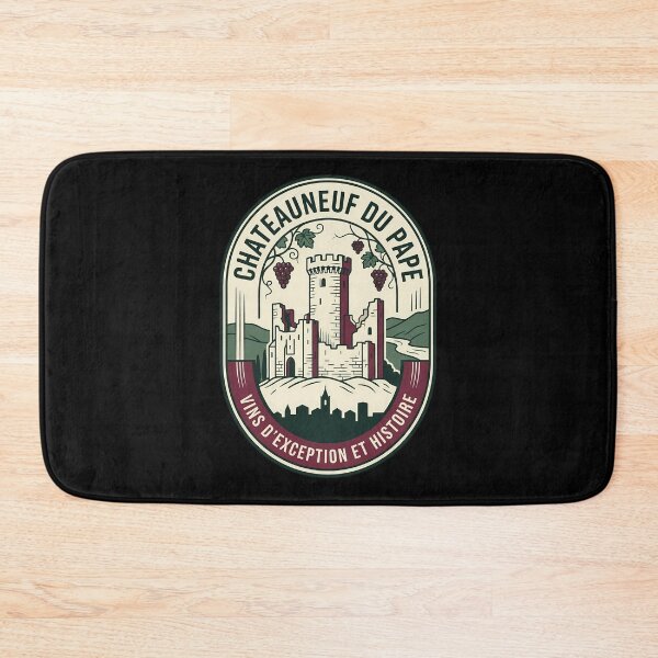 Item preview, Chateauneuf Du Pape Vintage Travel Emblem Wine Label designed and sold by k3rstman1.